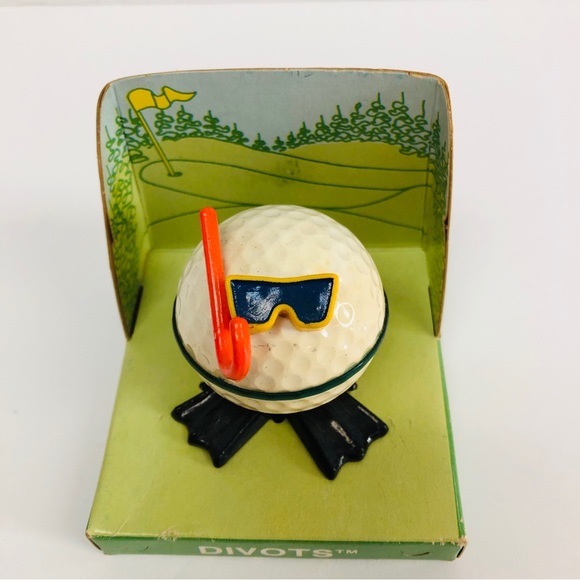 Vintage Divots Sports Collectables "Walter" Scuba Diver Golf Ball Figurine - Picture 4 of 8